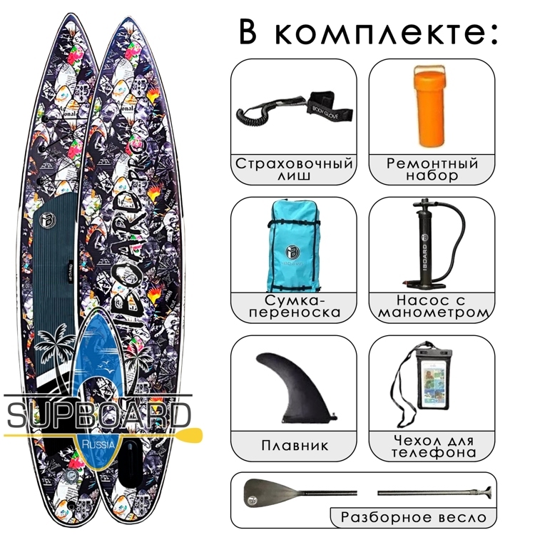 Сап-борд iBoard Pro 12'6 Black