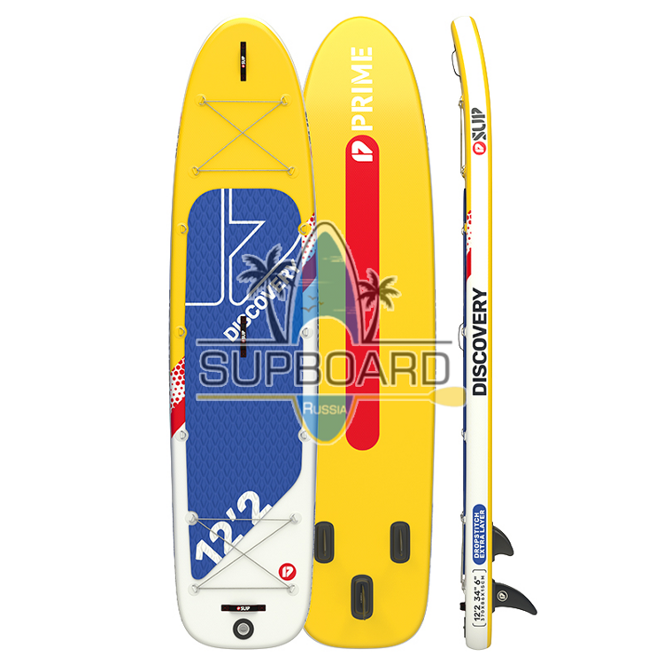 Сап доска Prime sup 12'2 Discovery yellow