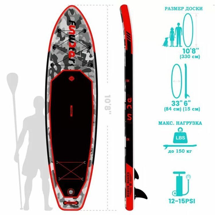 FunWater Honor 11' Red с сиденьем