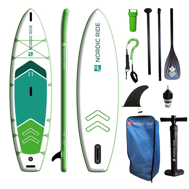 Надувная sup-доска Nordic Ride Green 11' 2024